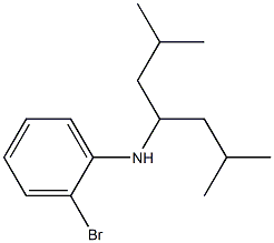 2-bromo-N-(2,6-dimethylheptan-4-yl)aniline Structure