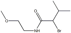 2-bromo-N-(2-methoxyethyl)-3-methylbutanamide Structure