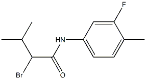 2-bromo-N-(3-fluoro-4-methylphenyl)-3-methylbutanamide