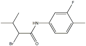  2-bromo-N-(3-fluoro-4-methylphenyl)-3-methylbutanamide