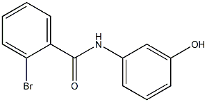 2-bromo-N-(3-hydroxyphenyl)benzamide Structure