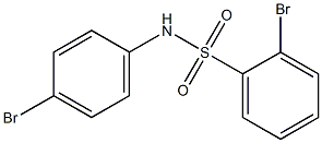 2-bromo-N-(4-bromophenyl)benzene-1-sulfonamide Structure