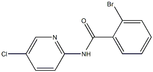 2-bromo-N-(5-chloropyridin-2-yl)benzamide,,结构式