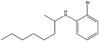 2-bromo-N-(octan-2-yl)aniline 化学構造式