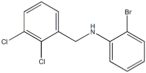 2-bromo-N-[(2,3-dichlorophenyl)methyl]aniline Structure