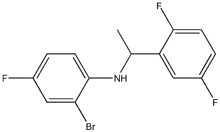  2-bromo-N-[1-(2,5-difluorophenyl)ethyl]-4-fluoroaniline