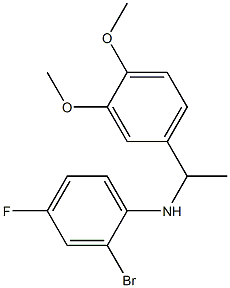  2-bromo-N-[1-(3,4-dimethoxyphenyl)ethyl]-4-fluoroaniline