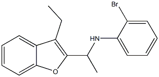 2-bromo-N-[1-(3-ethyl-1-benzofuran-2-yl)ethyl]aniline|