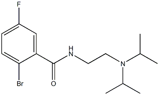 2-bromo-N-[2-(diisopropylamino)ethyl]-5-fluorobenzamide