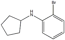 2-bromo-N-cyclopentylaniline Structure