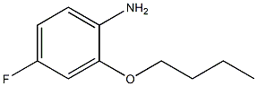 2-butoxy-4-fluoroaniline Structure