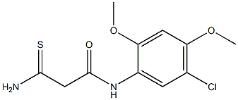 2-carbamothioyl-N-(5-chloro-2,4-dimethoxyphenyl)acetamide|