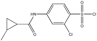 2-chloro-4-[(2-methylcyclopropane)amido]benzene-1-sulfonyl chloride