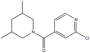 2-chloro-4-[(3,5-dimethylpiperidin-1-yl)carbonyl]pyridine