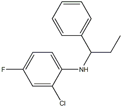 2-chloro-4-fluoro-N-(1-phenylpropyl)aniline|