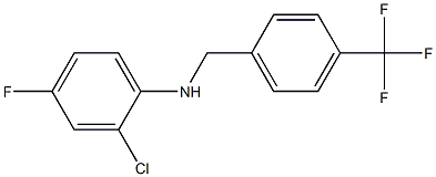 2-chloro-4-fluoro-N-{[4-(trifluoromethyl)phenyl]methyl}aniline