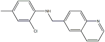 2-chloro-4-methyl-N-(quinolin-6-ylmethyl)aniline