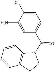 2-chloro-5-(2,3-dihydro-1H-indol-1-ylcarbonyl)aniline