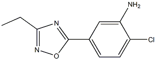  2-chloro-5-(3-ethyl-1,2,4-oxadiazol-5-yl)aniline