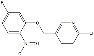  2-chloro-5-(5-fluoro-2-nitrophenoxymethyl)pyridine