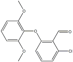 2-chloro-6-(2,6-dimethoxyphenoxy)benzaldehyde Structure