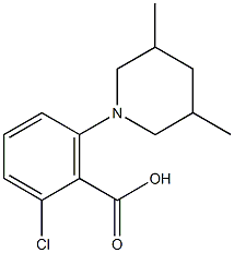 2-chloro-6-(3,5-dimethylpiperidin-1-yl)benzoic acid