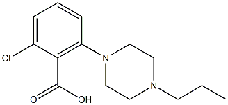 2-chloro-6-(4-propylpiperazin-1-yl)benzoic acid Structure