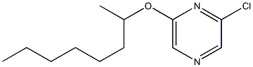 2-chloro-6-(octan-2-yloxy)pyrazine Structure