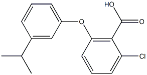 2-chloro-6-[3-(propan-2-yl)phenoxy]benzoic acid