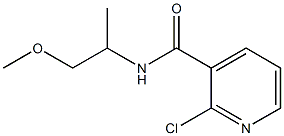 2-chloro-N-(1-methoxypropan-2-yl)pyridine-3-carboxamide Struktur