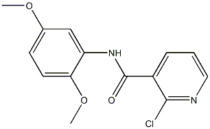 2-chloro-N-(2,5-dimethoxyphenyl)pyridine-3-carboxamide Structure