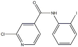 2-chloro-N-(2-iodophenyl)pyridine-4-carboxamide Struktur