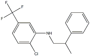 2-chloro-N-(2-phenylpropyl)-5-(trifluoromethyl)aniline Structure