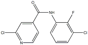 2-chloro-N-(3-chloro-2-fluorophenyl)pyridine-4-carboxamide
