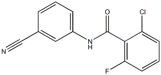  2-chloro-N-(3-cyanophenyl)-6-fluorobenzamide