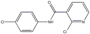 2-chloro-N-(4-chlorophenyl)pyridine-3-carboxamide Structure