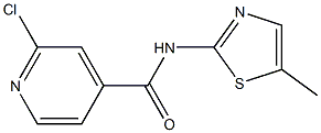  2-chloro-N-(5-methyl-1,3-thiazol-2-yl)pyridine-4-carboxamide
