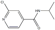 2-chloro-N-(propan-2-yl)pyridine-4-carboxamide Struktur