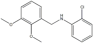  2-chloro-N-[(2,3-dimethoxyphenyl)methyl]aniline