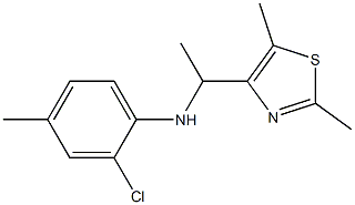 2-chloro-N-[1-(2,5-dimethyl-1,3-thiazol-4-yl)ethyl]-4-methylaniline