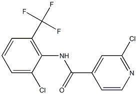 2-chloro-N-[2-chloro-6-(trifluoromethyl)phenyl]pyridine-4-carboxamide