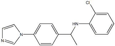 2-chloro-N-{1-[4-(1H-imidazol-1-yl)phenyl]ethyl}aniline