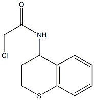 2-chloro-N-3,4-dihydro-2H-thiochromen-4-ylacetamide,,结构式