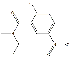 2-chloro-N-methyl-5-nitro-N-(propan-2-yl)benzamide,,结构式