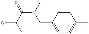  2-chloro-N-methyl-N-[(4-methylphenyl)methyl]propanamide