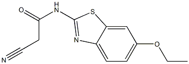 2-cyano-N-(6-ethoxy-1,3-benzothiazol-2-yl)acetamide
