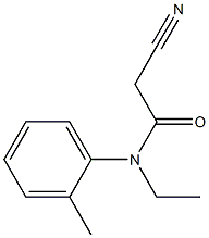2-cyano-N-ethyl-N-(2-methylphenyl)acetamide