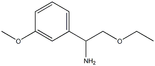 2-ethoxy-1-(3-methoxyphenyl)ethanamine 化学構造式