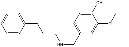 2-ethoxy-4-{[(3-phenylpropyl)amino]methyl}phenol