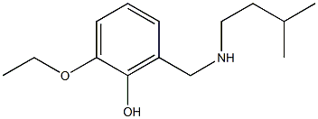 2-ethoxy-6-{[(3-methylbutyl)amino]methyl}phenol Structure